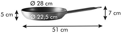 Tescoma 606828 Pfanne, grau 28 cm, 28 cm
