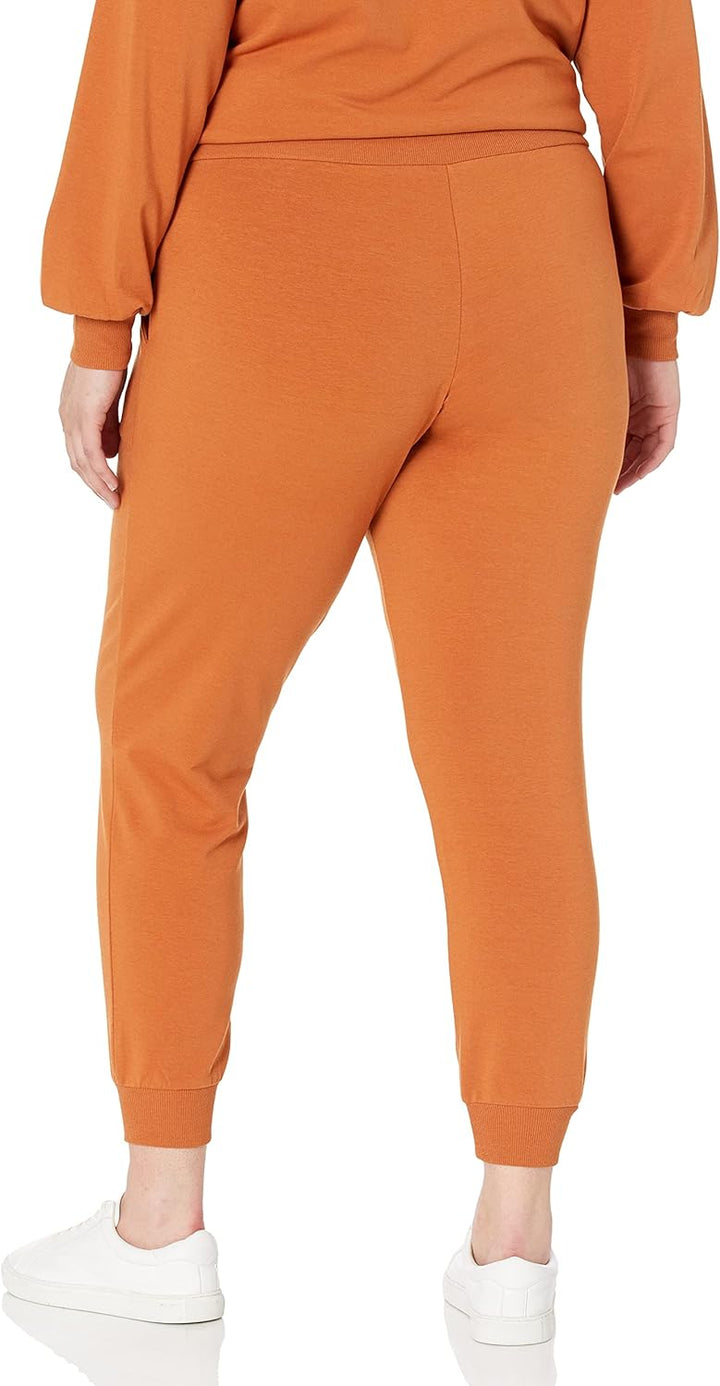 The Drop Damen Sweatpants Grace Jogginghose, Extra-weich, Stretch, Rippenbündchen S Adobe, S Adobe