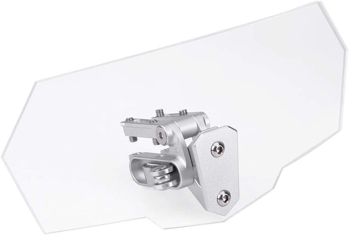 Clip-on Motorrad Windschutzscheibe, Universal Verstellbare Windschutzscheibe Windabweiser Clip-on Mo