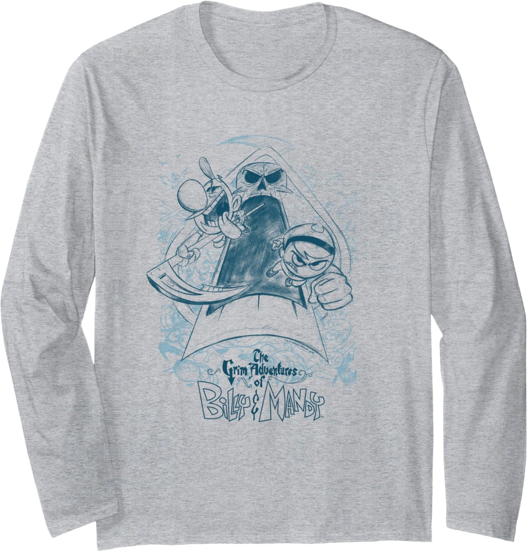The Grim Adventures of Billy & Mandy Sketched Langarmshirt