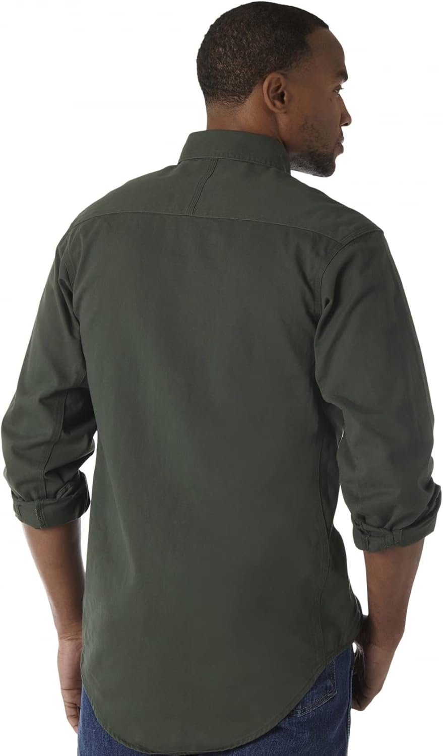 Wrangler Herren Logger Twill Langarm-Workshirt Logger Twill Langarm-Workshirt 3XL Lang Waldgrün, 3XL