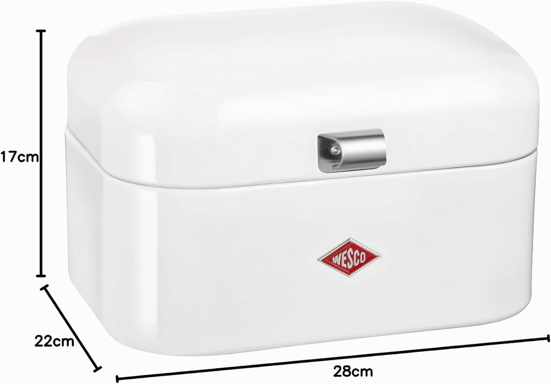 Wesco 235 101 Single Grandy Brotkasten Weiss, Weiss