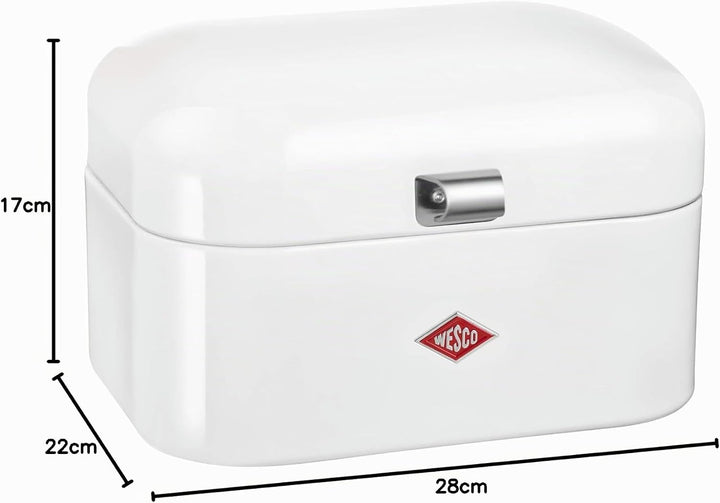 Wesco 235 101 Single Grandy Brotkasten Weiss, Weiss