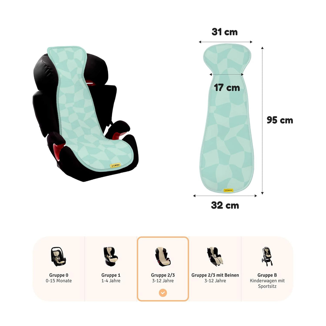 Aeromoov - Baby Sitzauflage Air Layer - Einlage Für Autositz oder Kinderwagen - Gruppe 2/3 - Antisch
