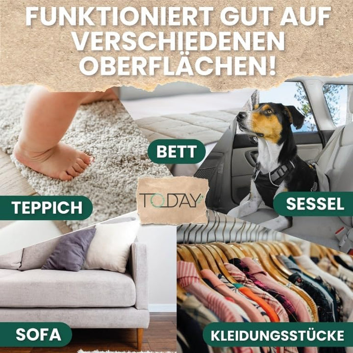 Today Eco - Fusselrolle 28 Rollen + Deckel + 2 Abroller 95% recyceltes Material - Fusselrolle Tierha