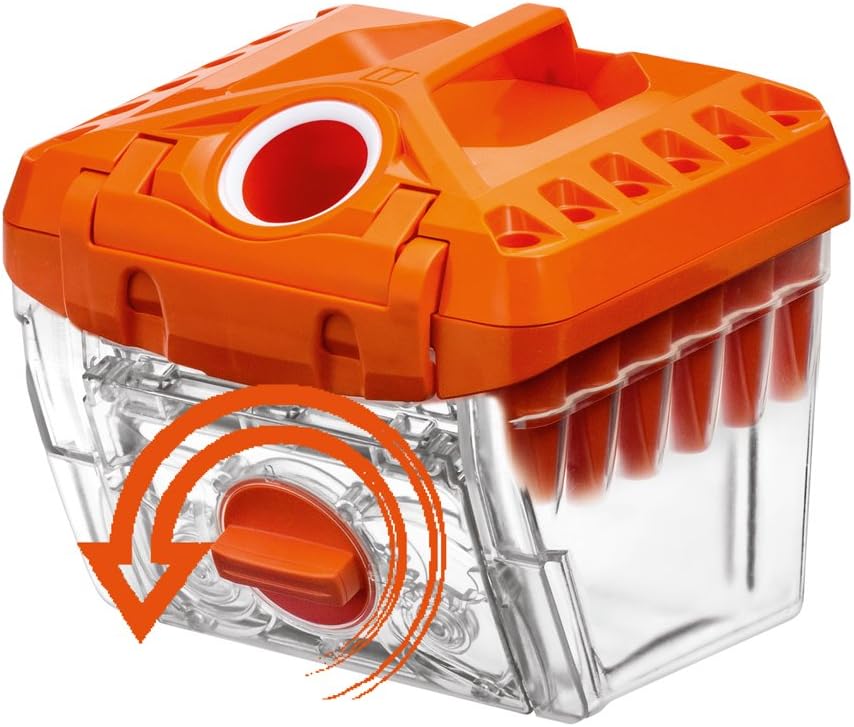 Thomas ZYKLON-Filterbox,245x205x207 mm (LxBxH) Transparenz/Orange