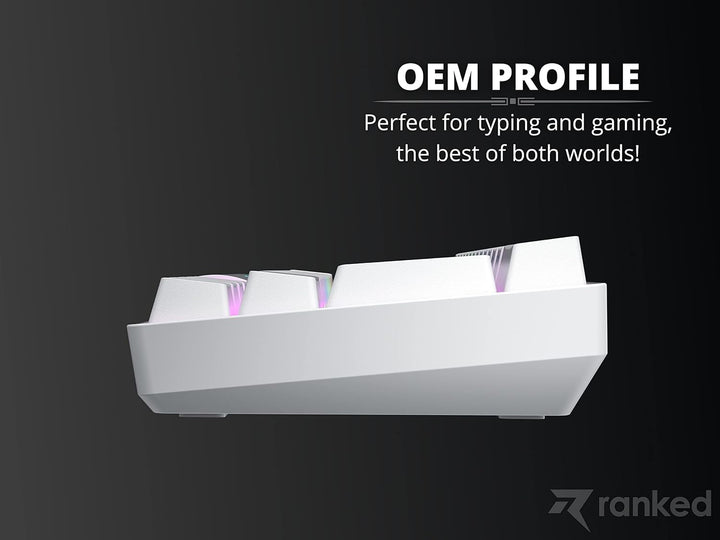 Ranked N60 Nova Mechanische 60 Prozent Tastatur | Hotswap Gaming Keyboard | 62 Programmierbare Taste