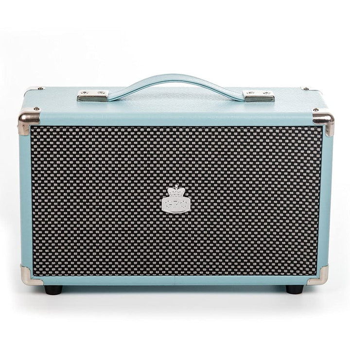 GPO Westwood Retro 25 Watt Lautsprecher mit Subwoofer, Cinch-Eingang, Bluetooth mit Retro-Gitter und