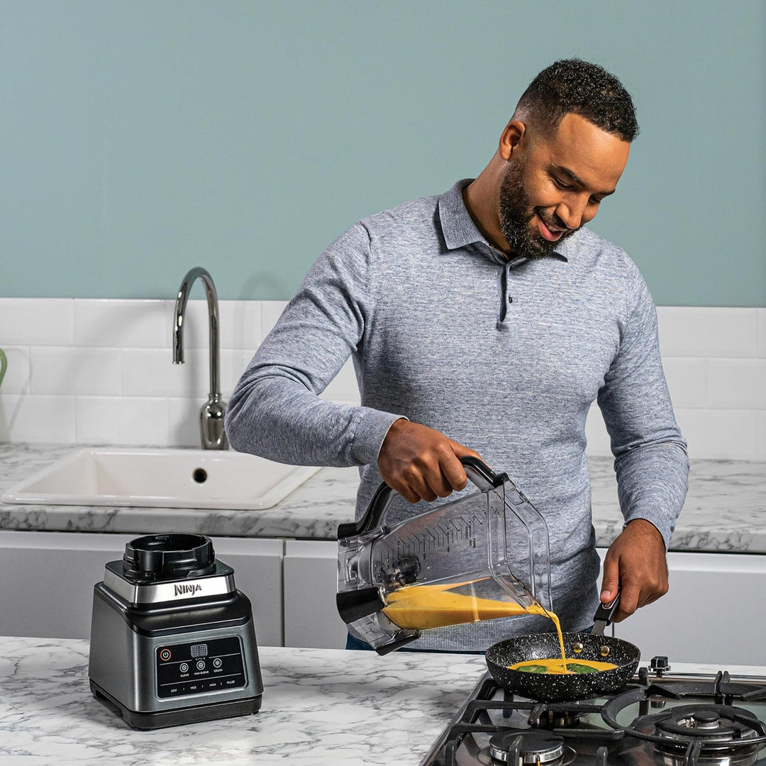 Ninja 2-in-1-Mixer mit Auto-iQ [BN750EU] 1200 W, 2,1-l-Behälter, 0,7-l-Becher,