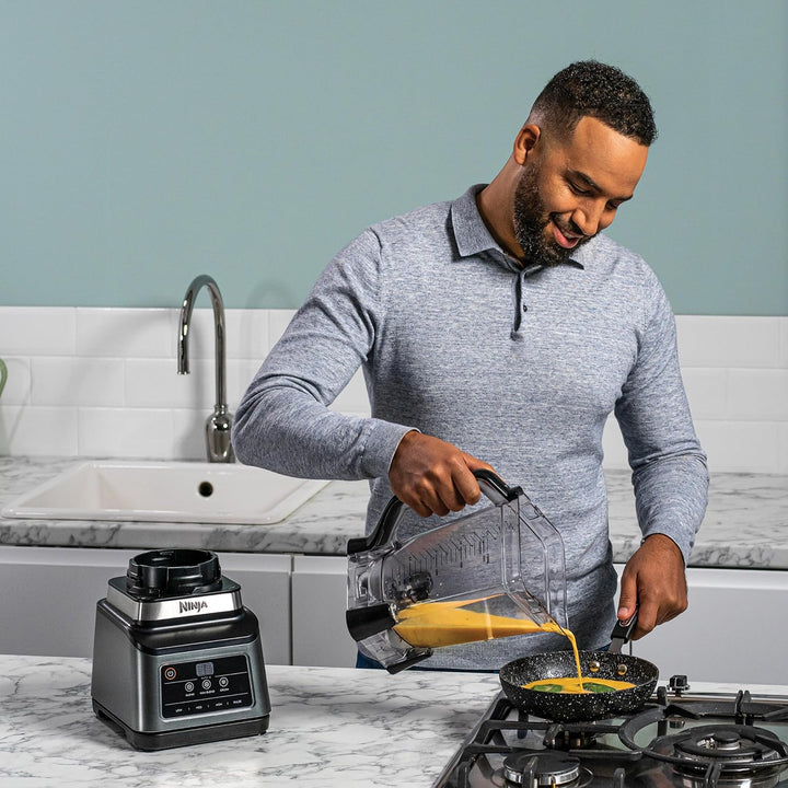 Ninja 2-in-1-Mixer mit Auto-iQ [BN750EU] 1200 W, 2,1-l-Behälter, 0,7-l-Becher,