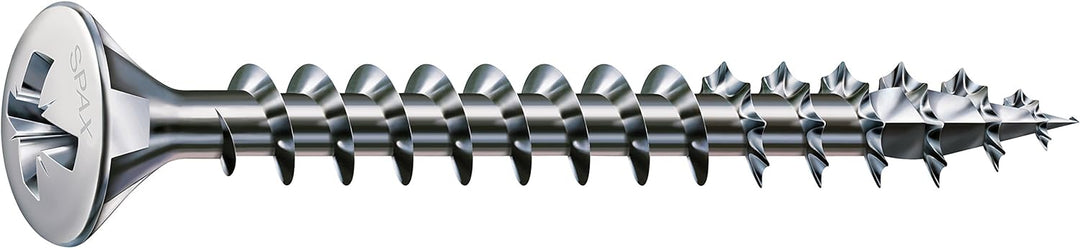SPAX Universalschraube, 3,5 x 16 mm, 1000 Stück, Kreuzschlitz Z2, Linsensenkkopf, Vollgewinde, 4CUT,