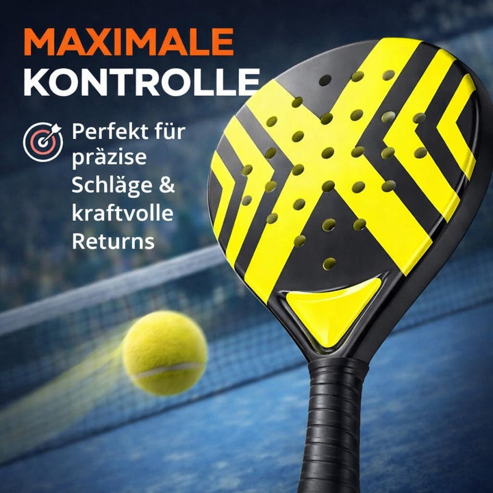 Padelschläger Set für Erwachsene Profi Racket – mit Meshtasche Padel Tennis Schläger für Anfänger un