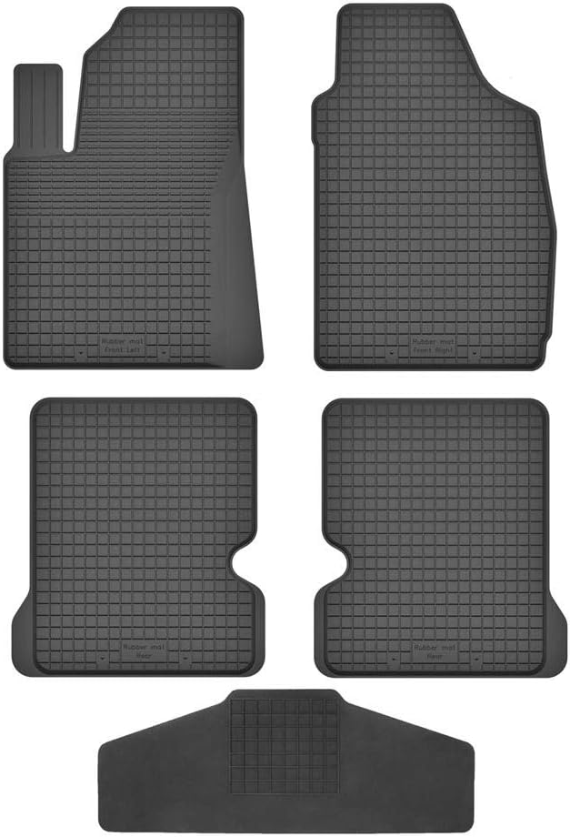 Fussmatten für FIAT Panda 2 II 2003-2012 Gummi Gumimatten Einzeln und als Set