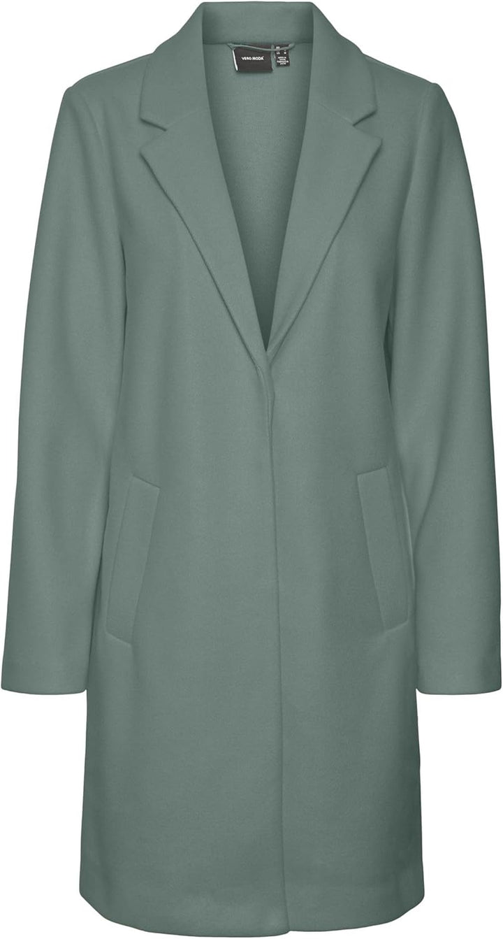 Vero Moda Female Mantel VMPOP Mantel S Dark Forest/Detail:melange, S Dark Forest/Detail:melange