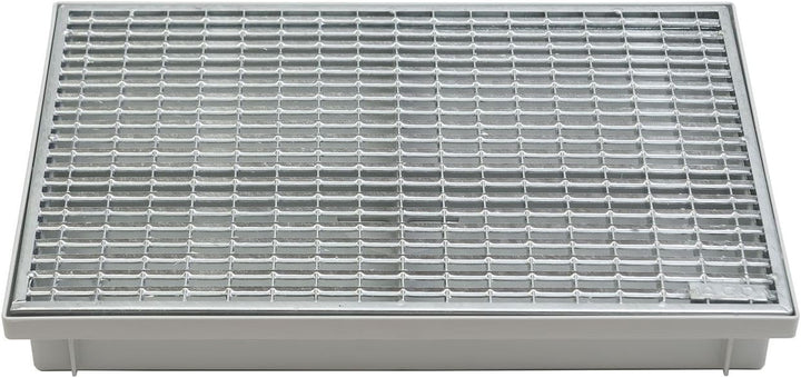 ACO 60x40cm Schuhabstreifer V-Stab Maschenrost mit Bodenwanne Vario Light Abtreter Fussmatte