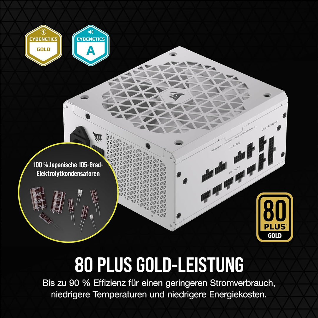 Corsair RM850x SHIFT Vollmodulares ATX-Netzteil - Modulare Seitenschnittstelle - ATX 3.1- & PCIe 5.1