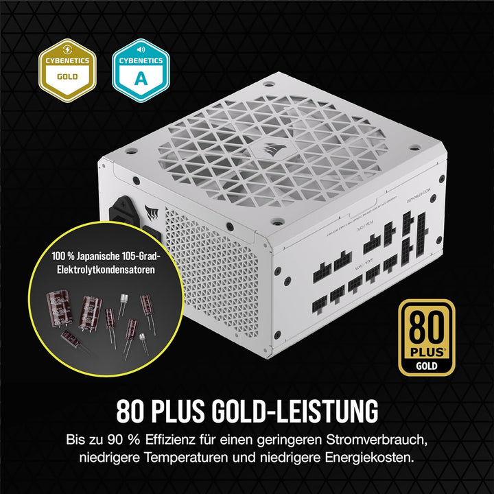 Corsair RM850x SHIFT Vollmodulares ATX-Netzteil - Modulare Seitenschnittstelle - ATX 3.1- & PCIe 5.1