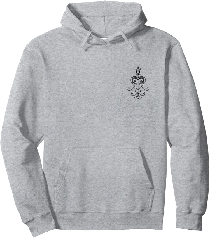 Veve Erzulie, Voodoo Göttin der Liebe Zauberei Magie Okkult Pullover Hoodie