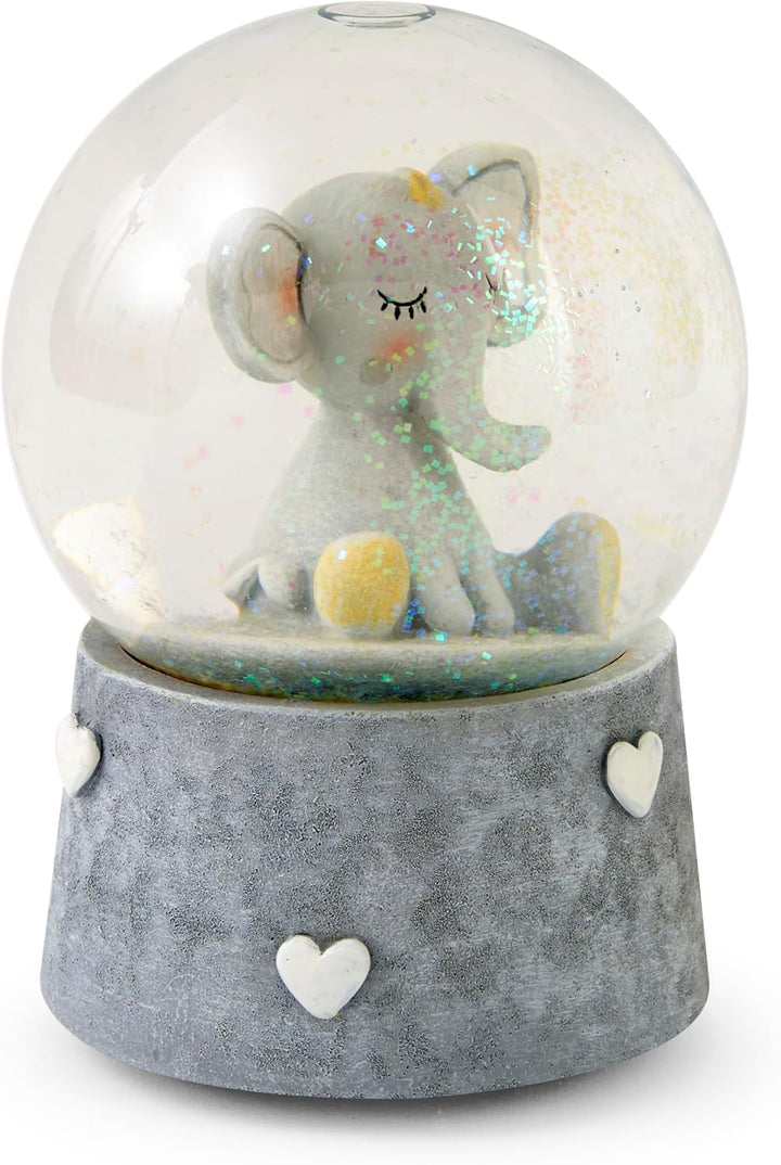 Mousehouse Gifts Elefanten Schneekugel Spieluhr Geschenk für Jungen Mädchen Kinder oder Baby
