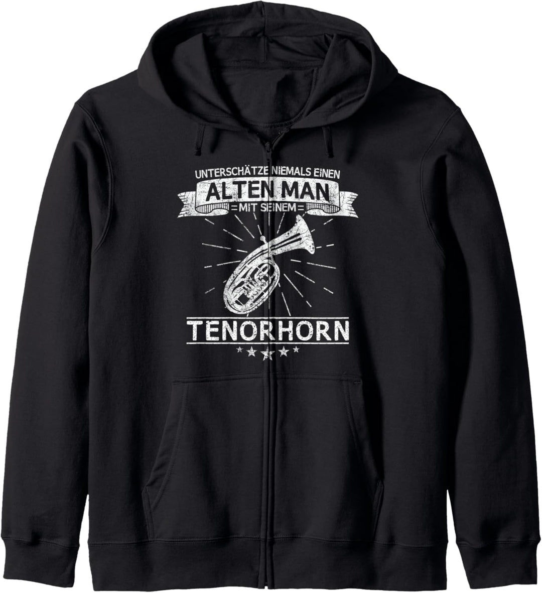 Tenorhorn Blasinstrument Tenor Hornist Spruch Kapuzenjacke