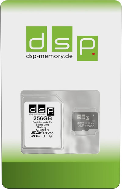 256GB Speicherkarte (A1, V30, U3) für Samsung Galaxy A3 (2017) 256GB A1, V30, U3, 256GB A1, V30, U3