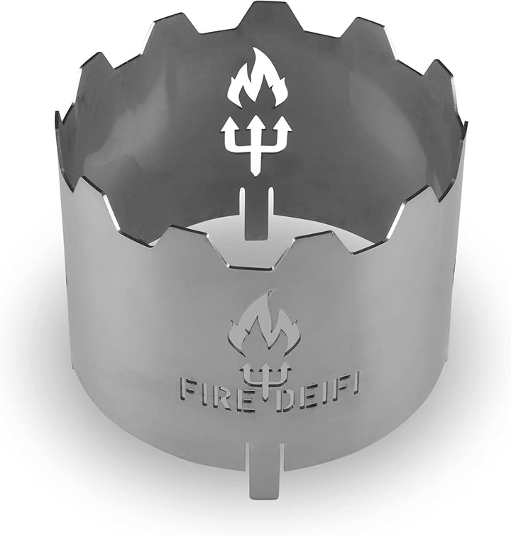 FireDeifi Edelstahl Wokaufsatz | Krone für Grillplatte | Feuerplatte | Plancha mit Lochdurchmesser 2