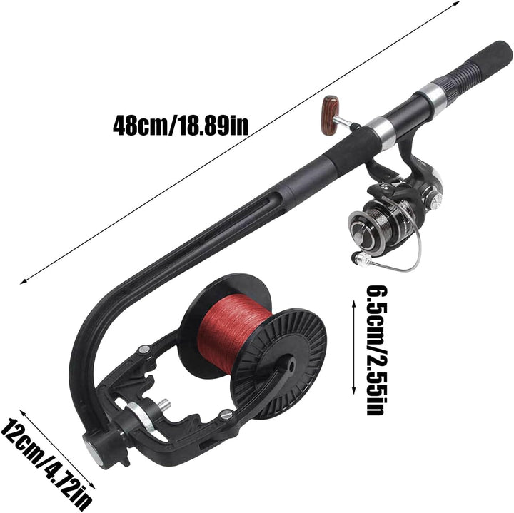 Angeln Schnurspulgerät, Aufspulgerät, Schnurwickler Maschine Tragbare Angelschnur Aufspulen Schnursp