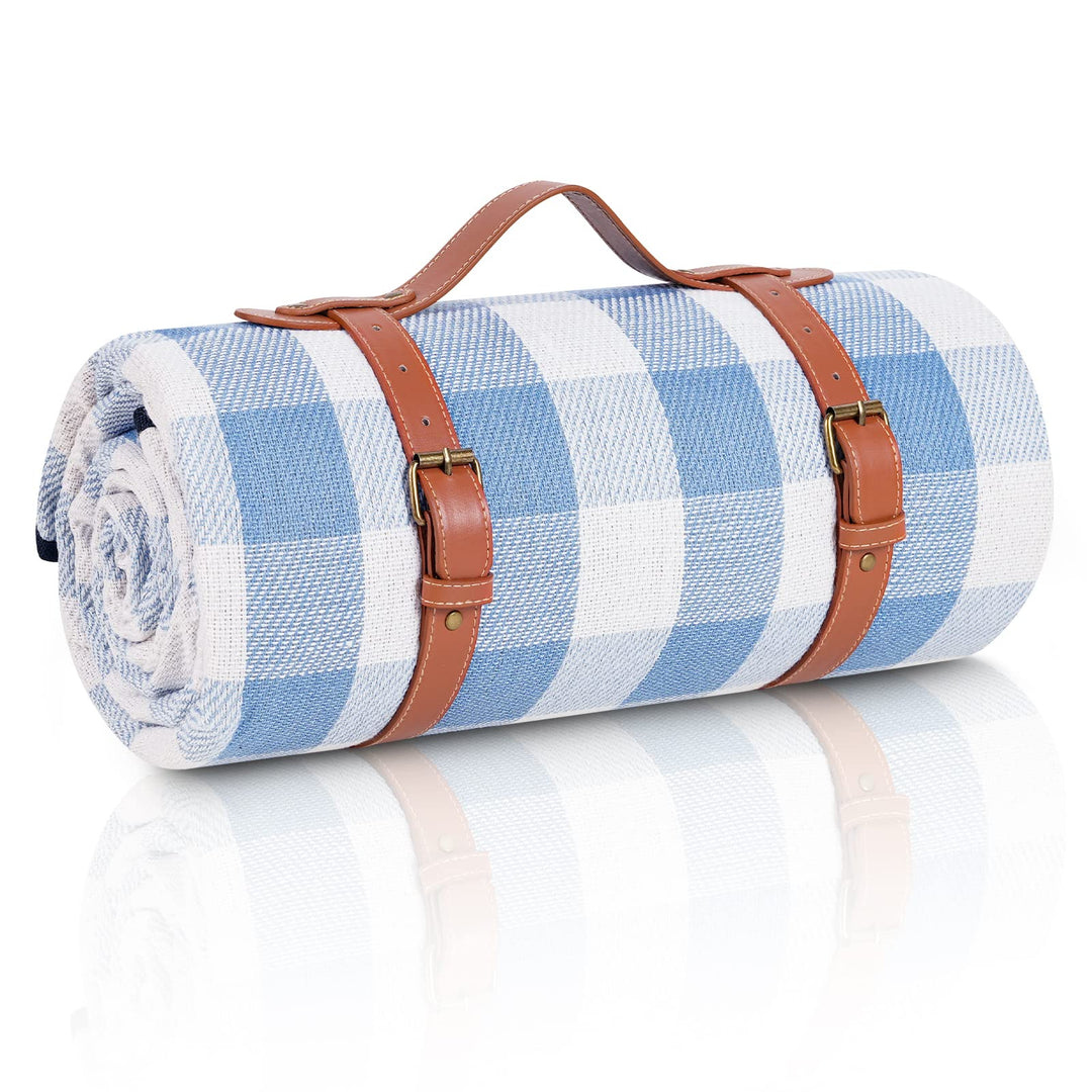 sapsisel 200 x 200 cm Picknickdecke, extra gross, wasserdicht und faltbar, Stranddecke, 3-lagige Out