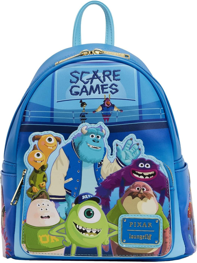 Loungefly Pixar Monsters University Scare Game Mini-Rucksack Mini Backpack, Mini Backpack