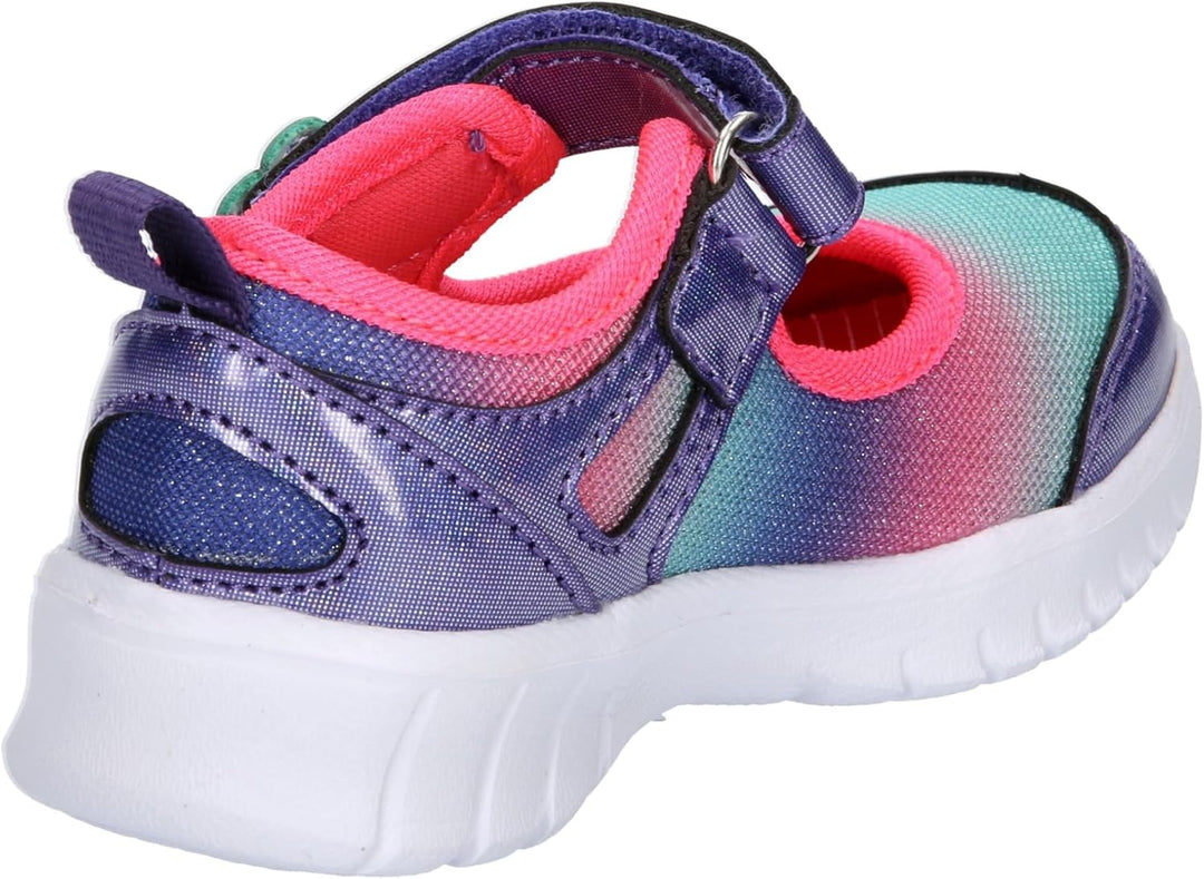 Lico Mädchen Curly V Lauflernschuhe 27 EU Rosa Lila Türkis, 27 EU Rosa Lila Türkis
