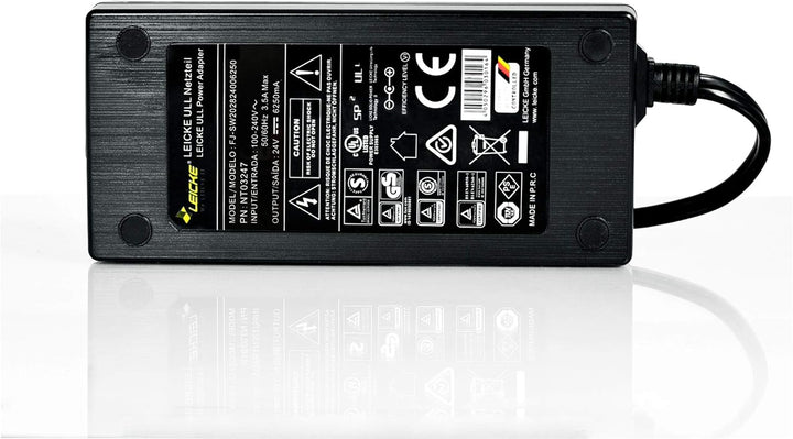 LEICKE 150W Netzteil 24V 6.25A | 5,5 * 2,5mm | kompatibel mit LCD TFT Bildschirmen Monitoren, LED St