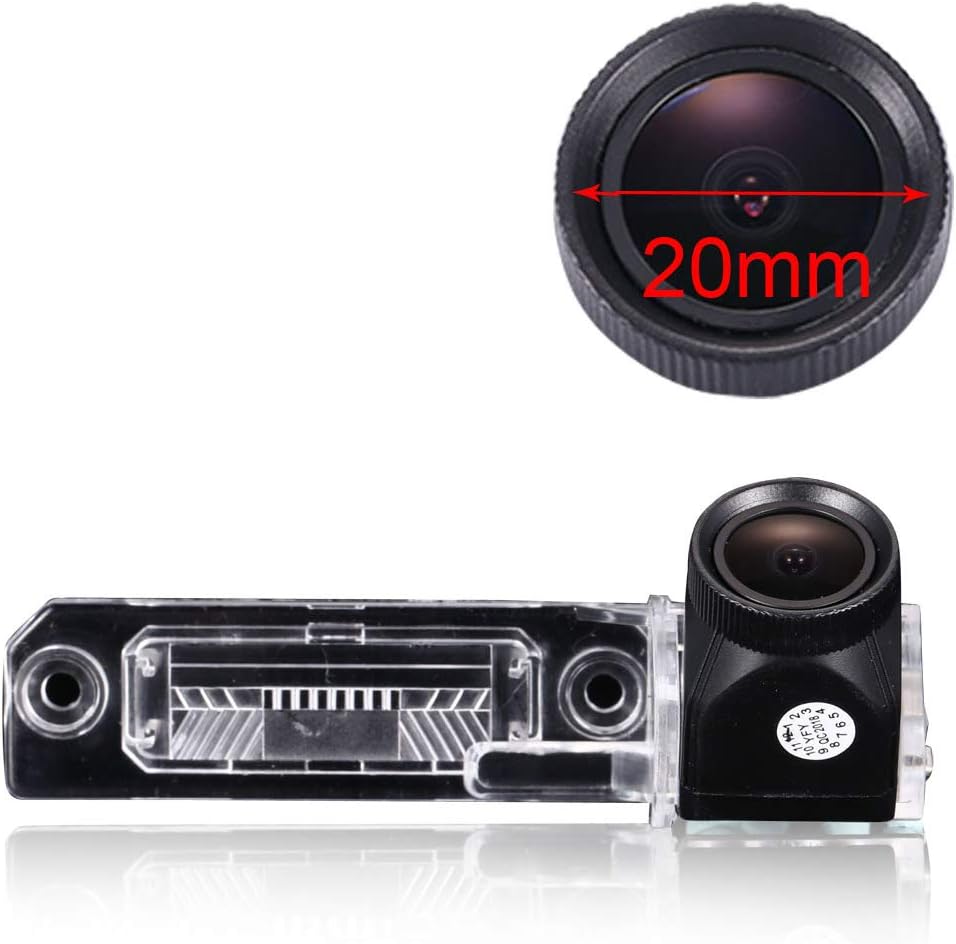 20mm Lens Super HD Nachtsicht Rückfahrkamera Ersatz für VW Golf5 V/Touran/T5 Caravell Multivan/Polo