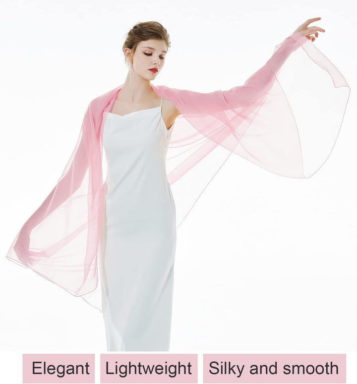 BEAUTELICATE Damen Stola Schal für Abendkleider Sheer Leichter Umschlagtücher Tücher Wraps Bolero So