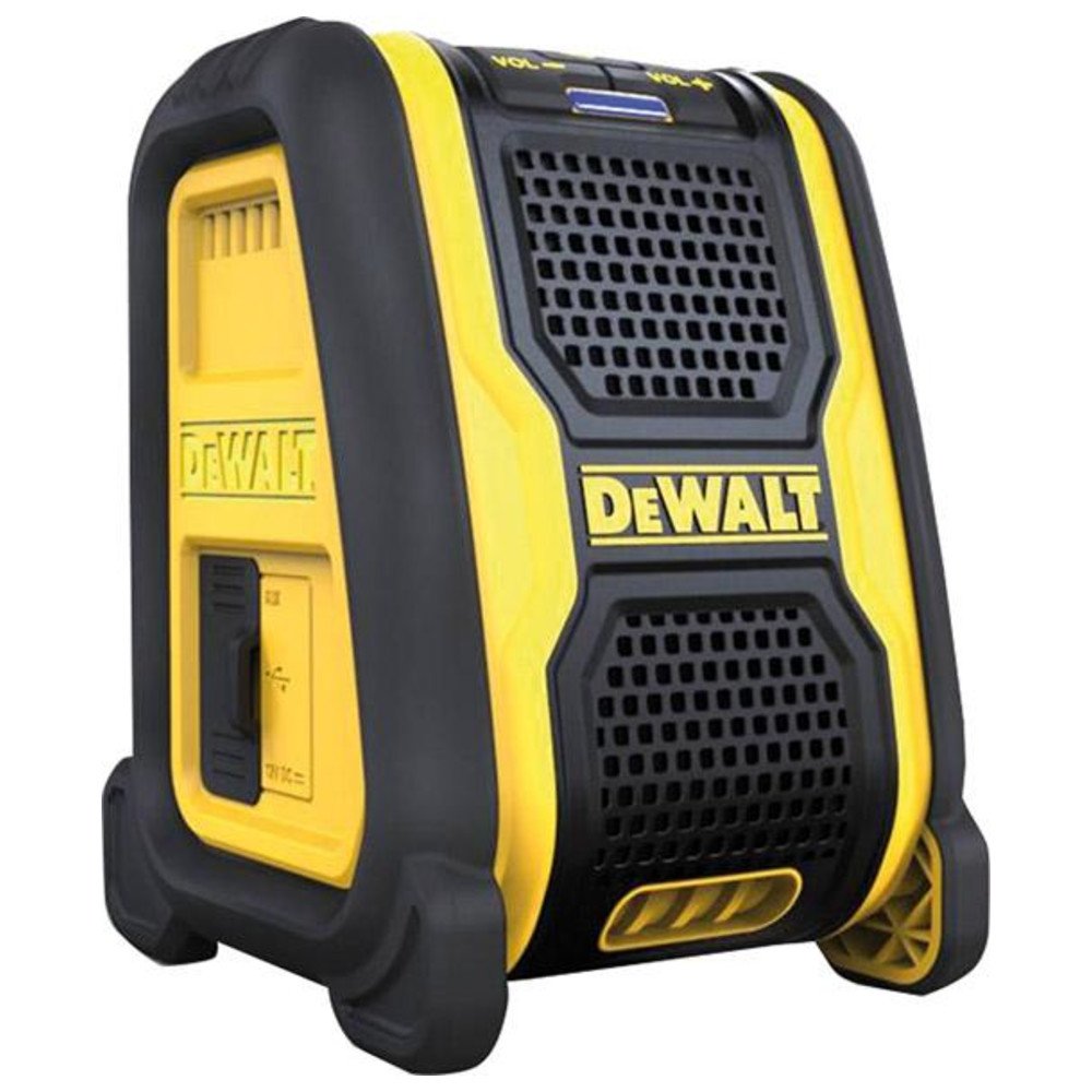 Dewalt DCR006 Bluetooth-Lautsprecher (für 10,8 - 18 V XR Akkus, Verbindung über Bluetooth oder Kabel