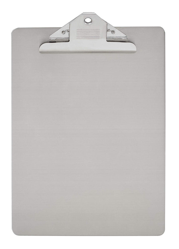 Maul Schreibplatte A4 MAULsteel Edelstahl, Hochformat, A4, Grösse 33 x 22, Klemmweite 2 cm, 2356495