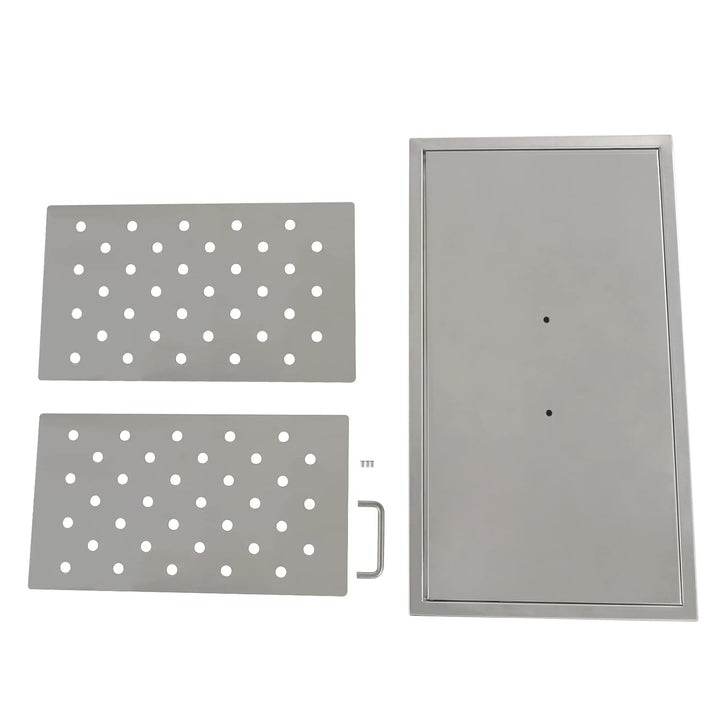 Einkochtopf, 52,1x 29,2x 33 cm Wasserbad Einkocher, Einkochtopf mit 2 Einkocheinsätzen, Kommerzielle