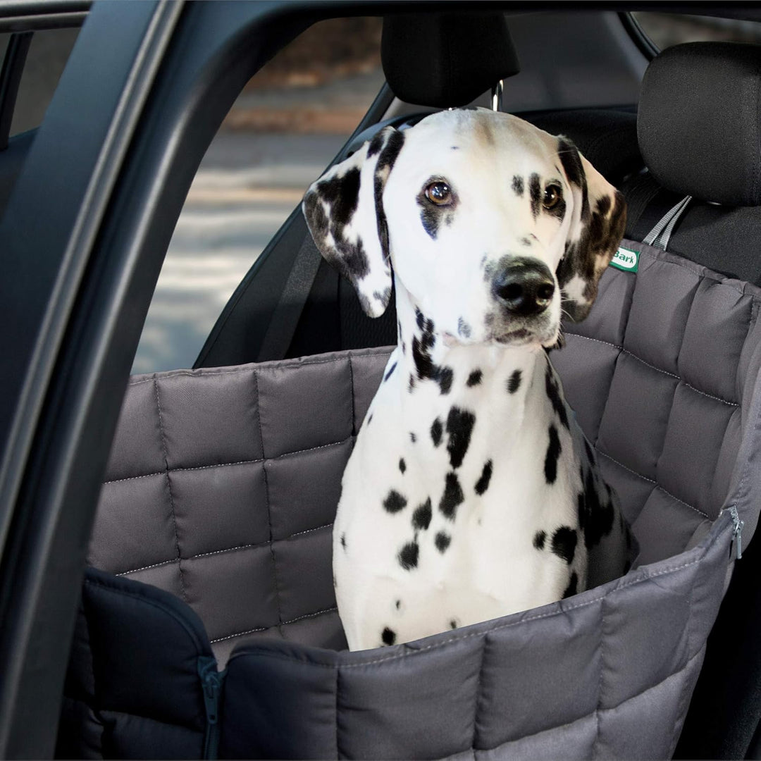 Doctor Bark Hunde 1-Sitz-Autoschondecke für die Rücksitzbank, All-Side Schutz mit Reissverschluss fü