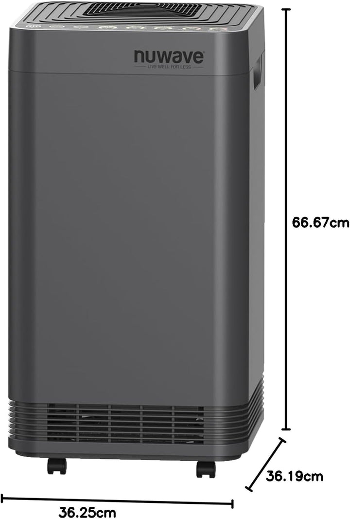 Nuwave OxyPure Zero Plus Luftreiniger, Deckt bis zu 298 m² Grosse Räume, Kein Filterwechsel Entfällt