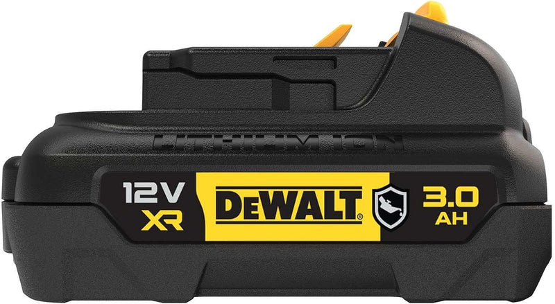 DeWALT Akku DCB124G-XJ 12V 3Ah, Li-Ion, Ersatzakku, Wechselakku 10,8 und 12 Volt, Kapazitätsanzeige