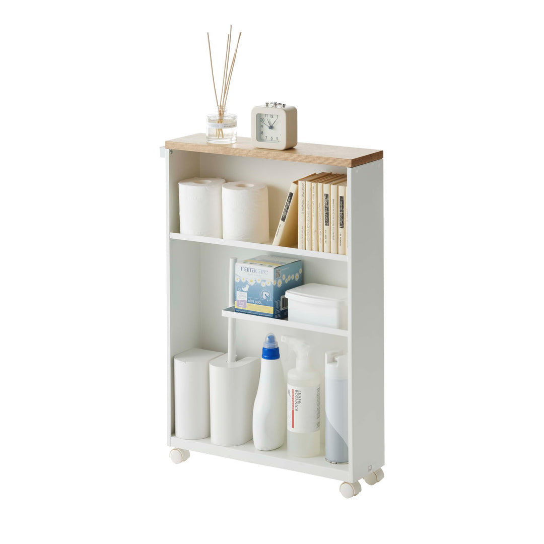 Semi-Closed storage cart - Tower - white Weiss, Weiss
