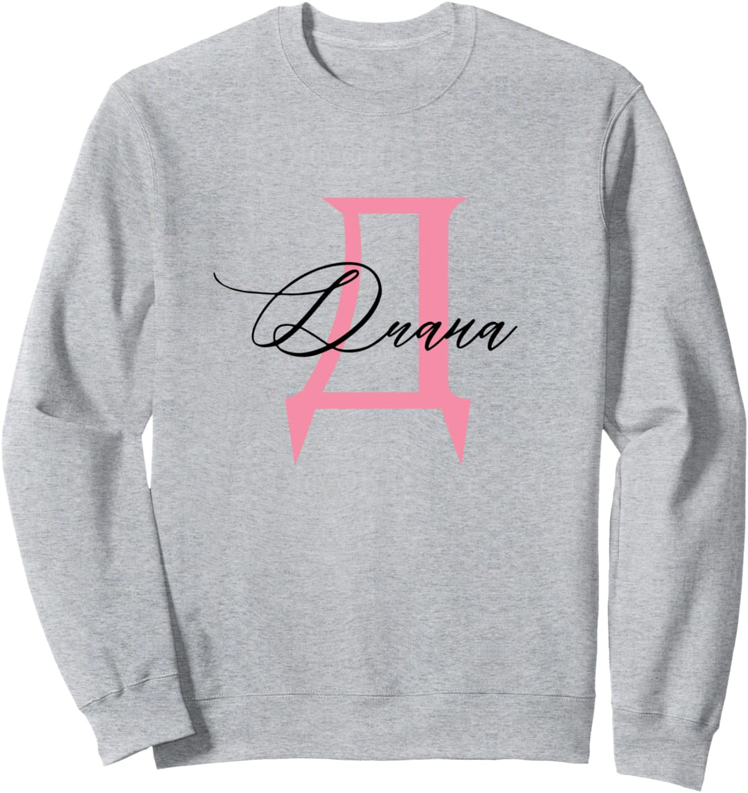 Diana in Russischer Schrift Russia Russin Buchstabe Russland Sweatshirt