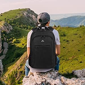 MATEIN Grosser Laptop Rucksack 17 Zoll Laptoptasche für Schule Arbeit mit USB Ladeanschluss Anti Die