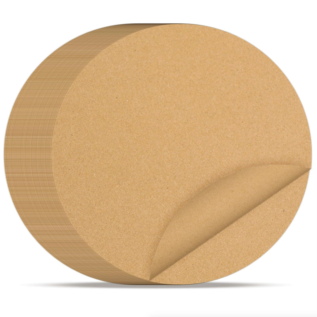 JMIATRY 200 Stück Backpapier Zuschnitte, Backpapier Rund 30cm, Backpapier für Heissluftfritteuse Run