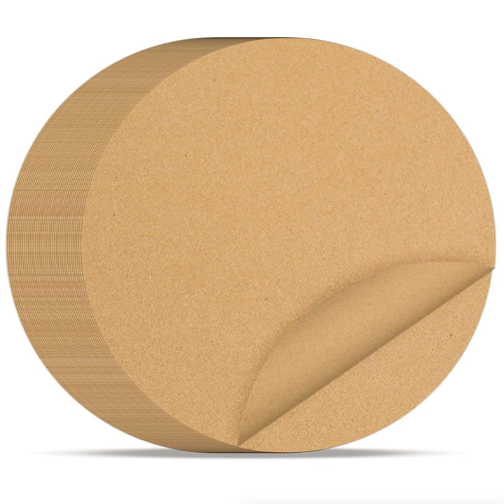 JMIATRY 200 Stück Backpapier Zuschnitte, Backpapier Rund 30cm, Backpapier für Heissluftfritteuse Run