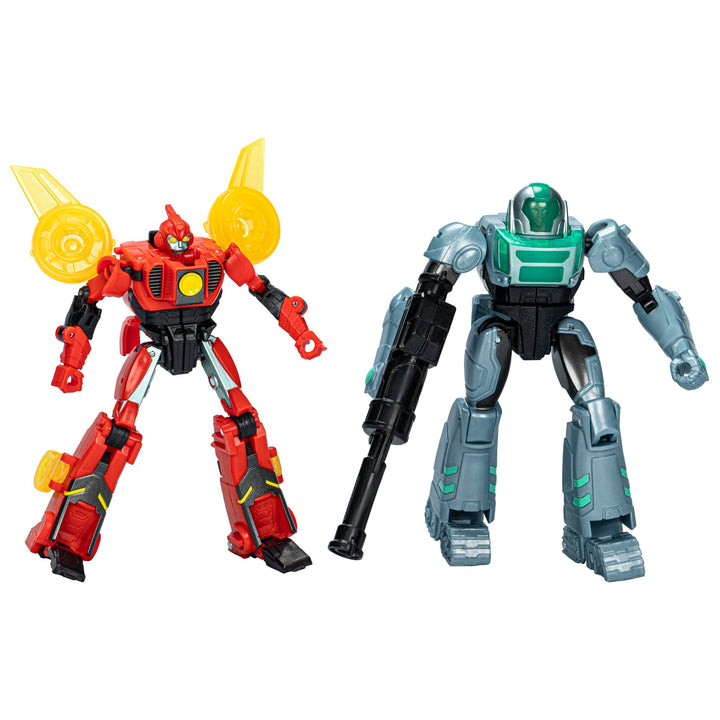 Transformers EarthSpark Cyber-Combiner Terran Twitch und Robby Malto Action-Figuren BUMBLEBEE, BUMBL