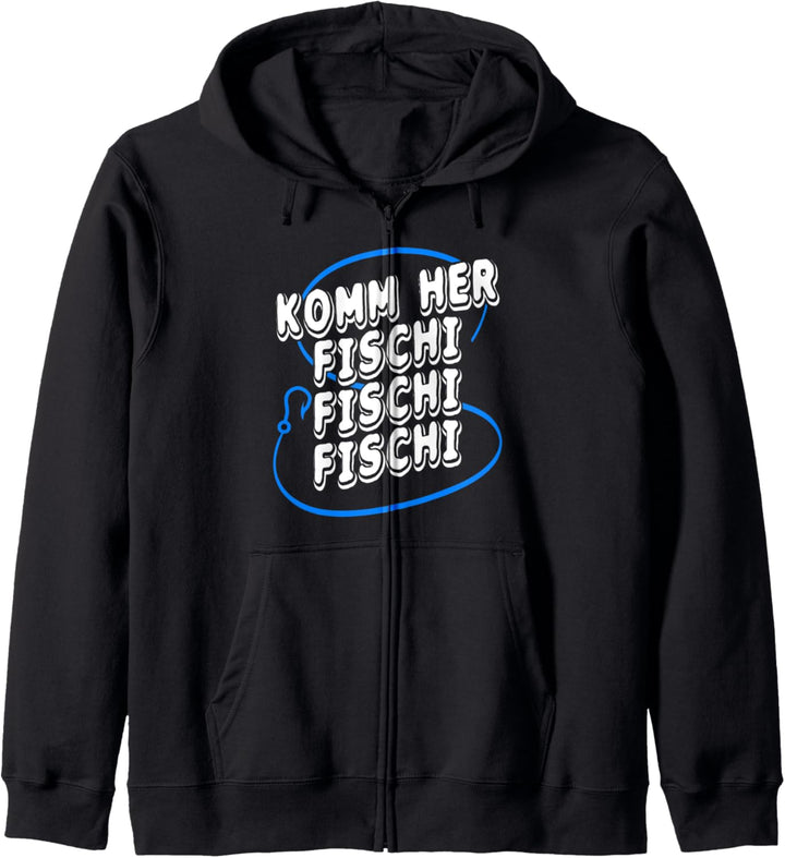Lustiges Angeln Fischer Geschenk Fischen Angler Köder Rute Kapuzenjacke