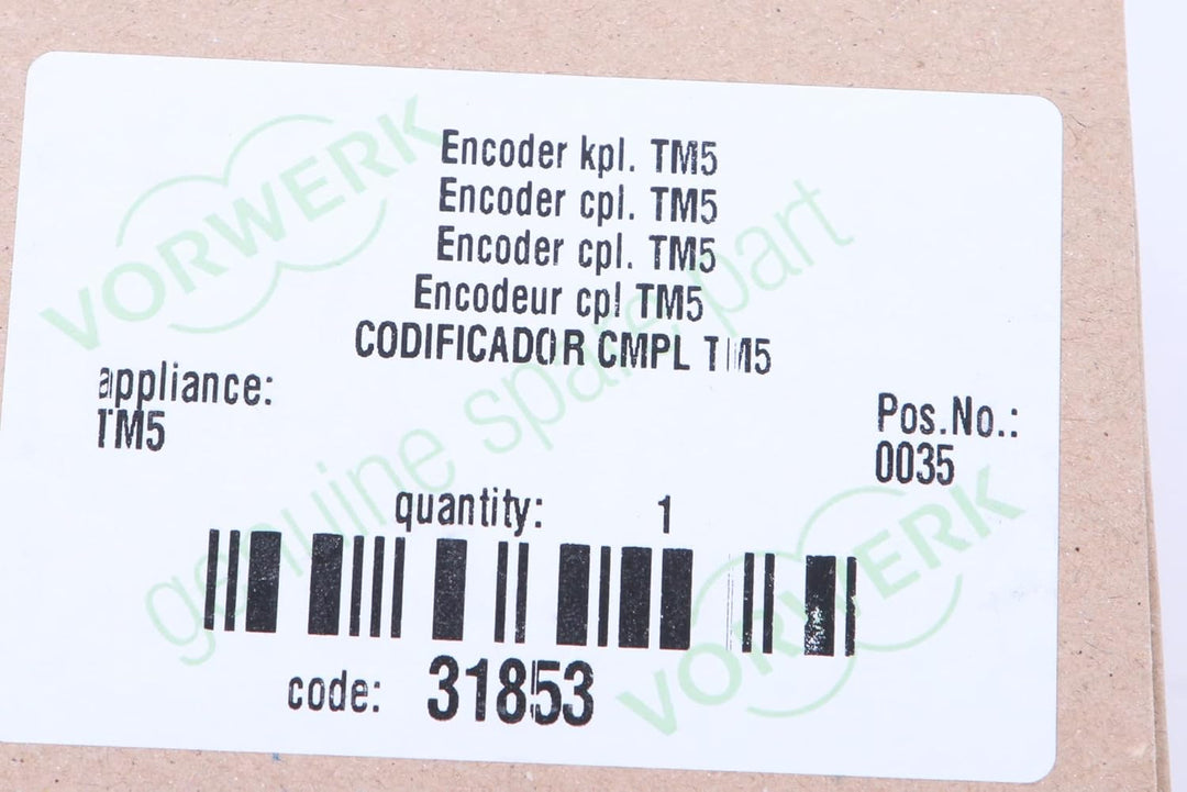 Original Encoder, Drehzahl Regler für Vorwerk Thermomix TM5 und Bimby TM5 - Original Ersatzeil - Mad