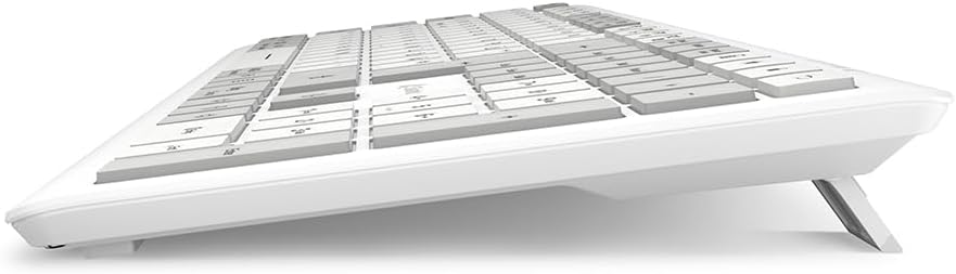 Sharkoon OfficePal K30W, Weiss, Drahtlose Tastatur