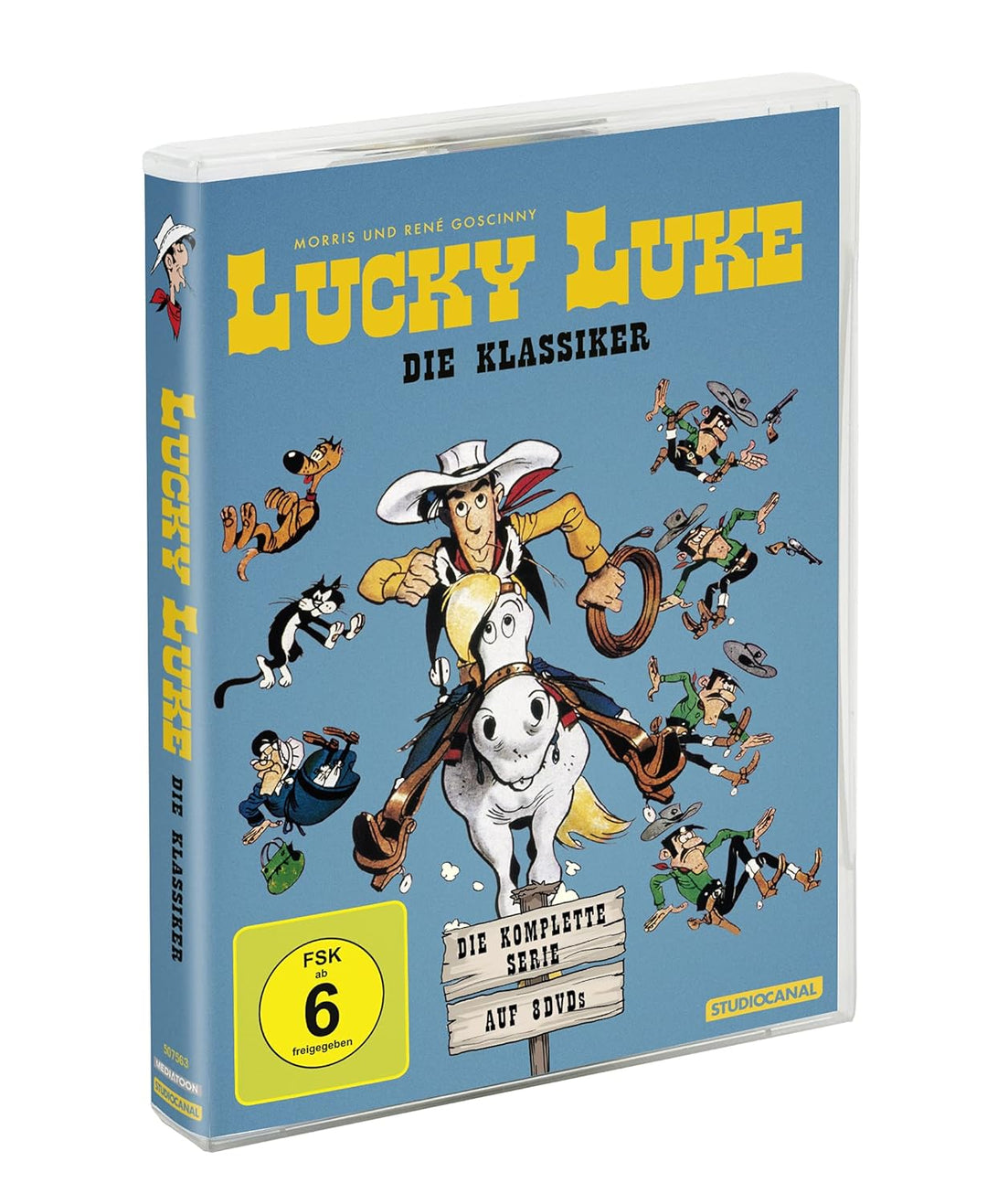 Lucky Luke - Die Klassiker / Die komplette Serie [8 DVDs], DVD