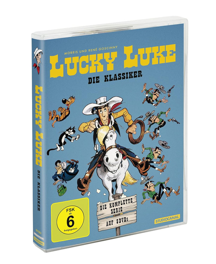 Lucky Luke - Die Klassiker / Die komplette Serie [8 DVDs], DVD